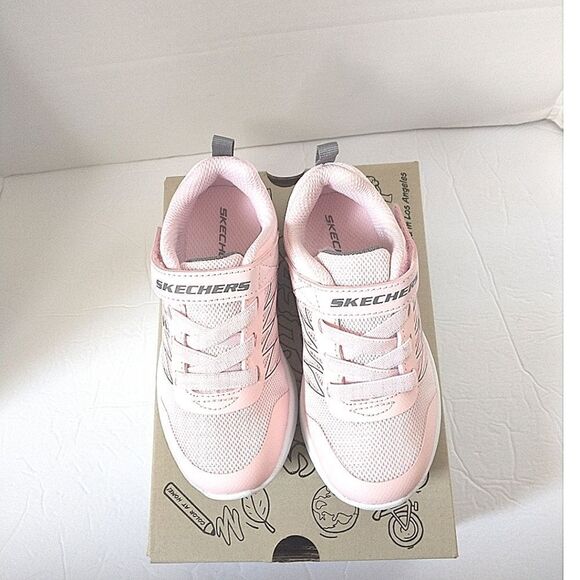 New! SKECHERS Little Girls Microspec Bold Delight Running Sneakers Athletic Shoe - Picture 6 of 10